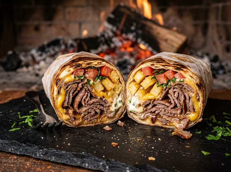 Özel Soslu Et Döner Dürüm
